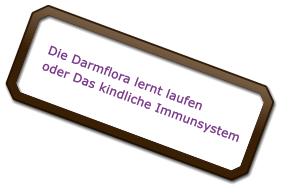 Die Darmflora lernt laufen oder Das kindliche Immunsystem